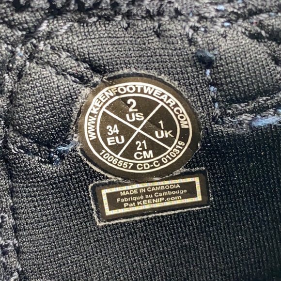 Keen Newport H2 Blue/Yellow Waterproof Hiking Sandals 1006557 Youth Size 2Y - Picture 13 of 14